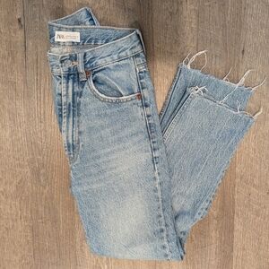 Light Blue Distressed Jeans